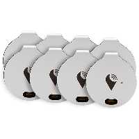 ترک آر گجت هوشمند مکان یاب مدل Bravo Tracker 8 Pack پکیج 8 تایی نقره ای - Hiapple.ir