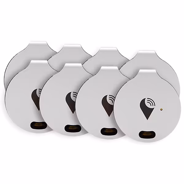 ترک آر گجت هوشمند مکان یاب مدل Bravo Tracker 8 Pack پکیج 8 تایی نقره ای - Hiapple.ir