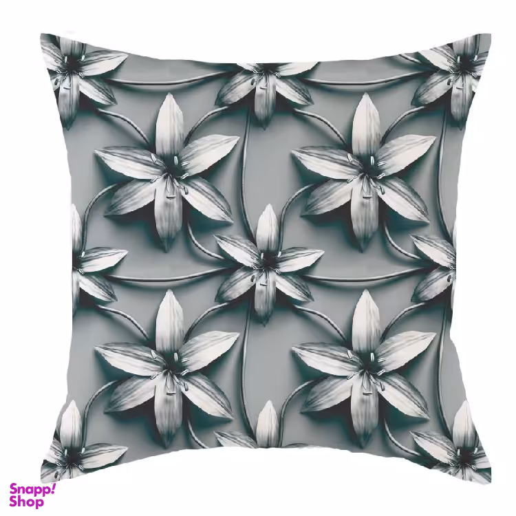 کاور کوسن رنس مدل C1-10088 رنگ طوسی سایز 43×43 سانتی‌ متر