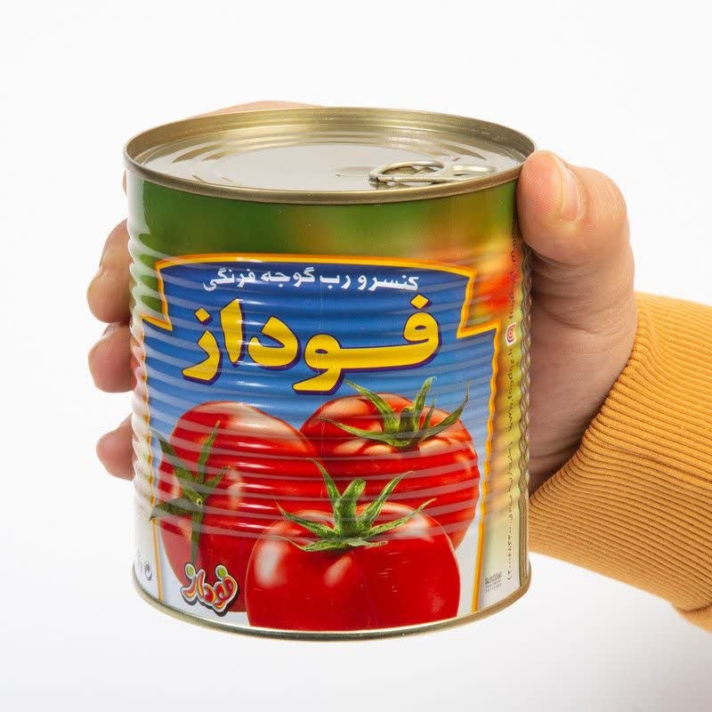 رب فوداز کیفیت برتر تهیه شده از گوجه مرغوب