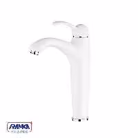 شیر روشویی بلند کاویان مدل وندا سفید