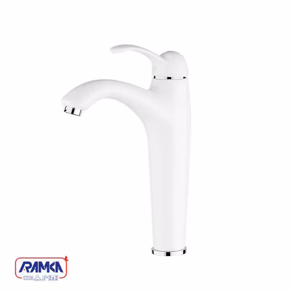 شیر روشویی بلند کاویان مدل وندا سفید