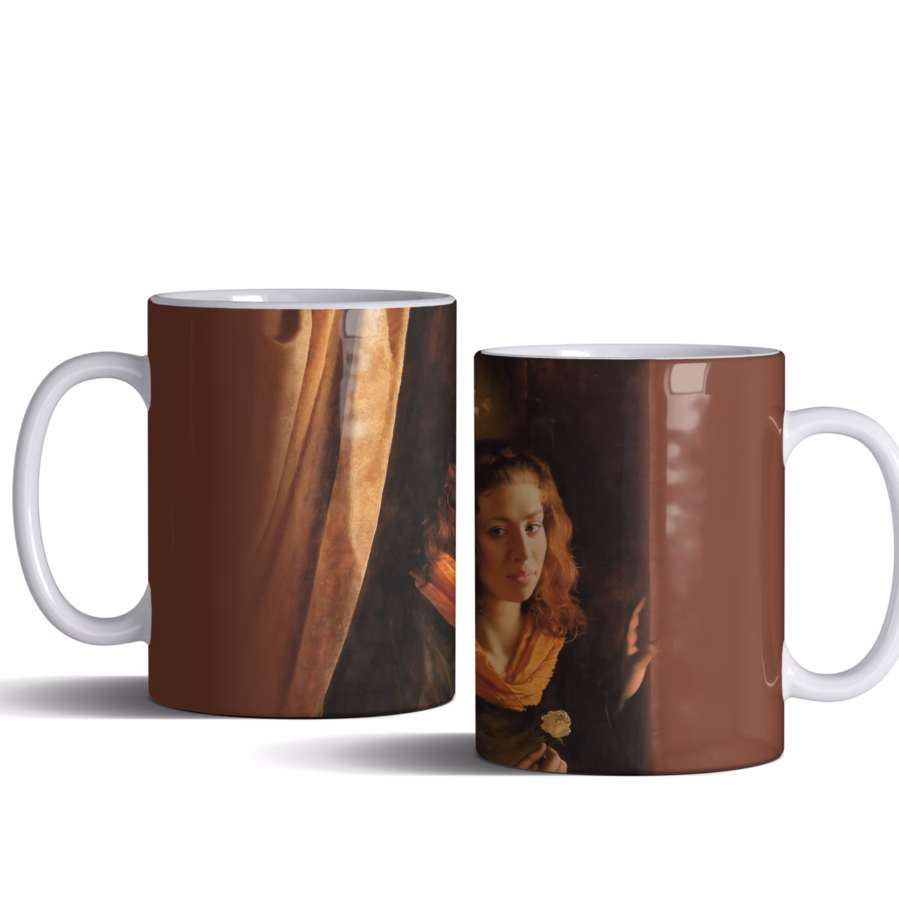 لیوان (ماگ) هنری با طرح دختر