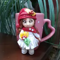 ماگ دختر زیبا