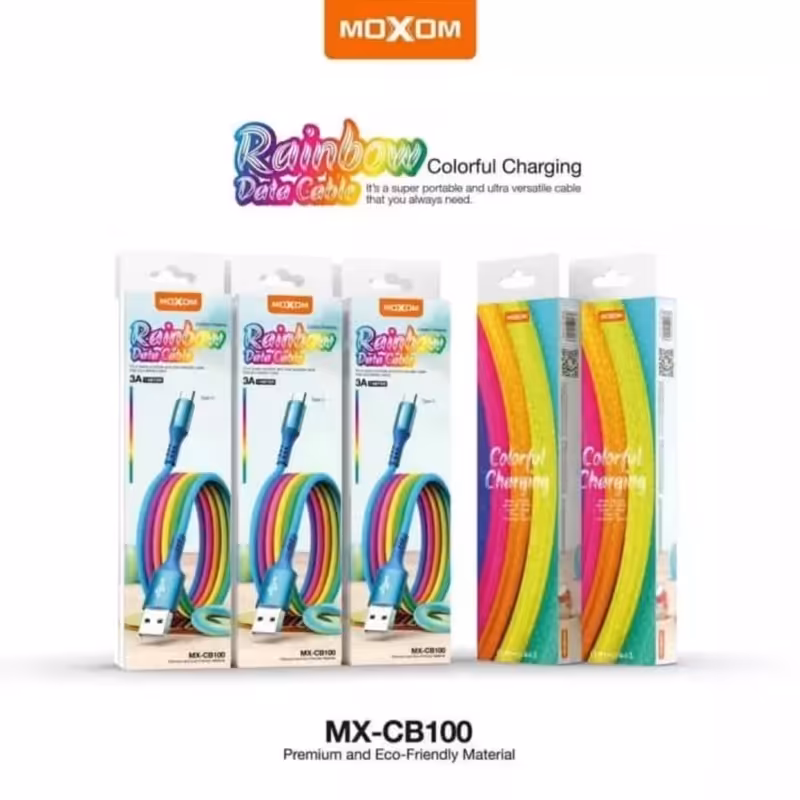کابل تبدیل USB به USB Micro موکسوم مدل MX-CB100 طول 1 متر 