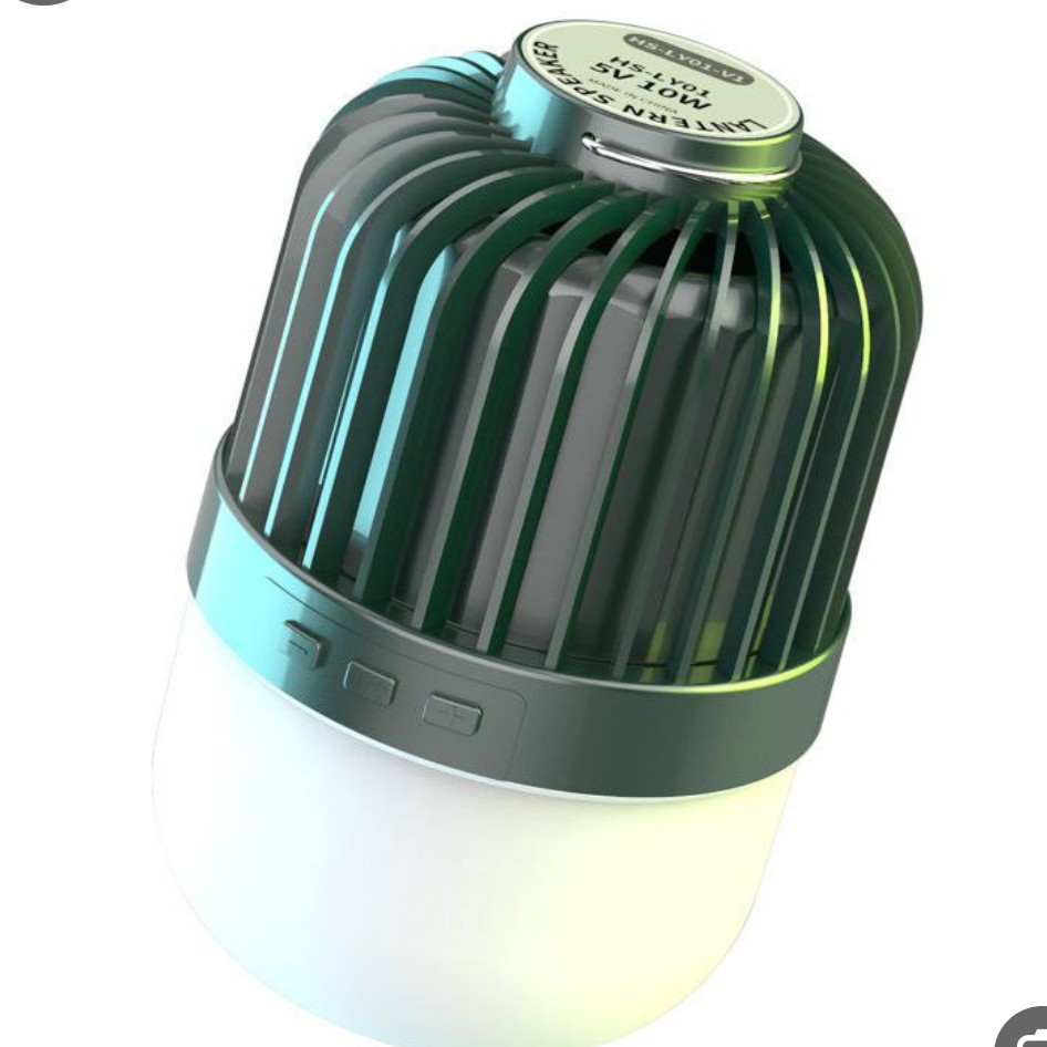 چراغ چادر شارژی و اسپیکر دار مدل v1
