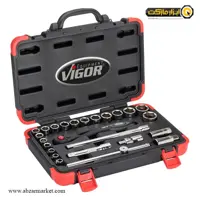 جعبه بکس ویگور 25 پارچه 1/2 اینچ مدل V2460N