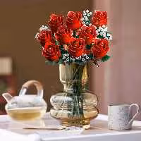 لگو دسته گل رز 968 تکه کد 81007