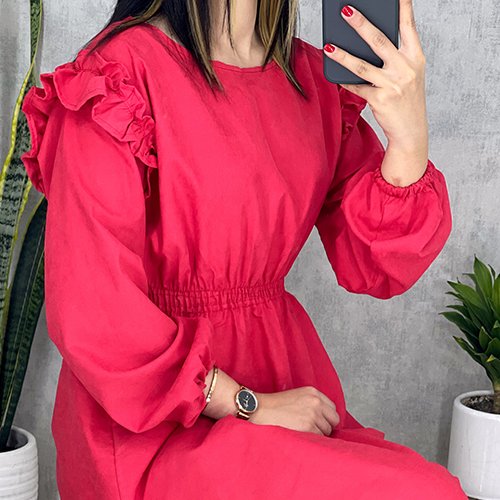 پیراهن زنانه عروسکی سایز 38  40
