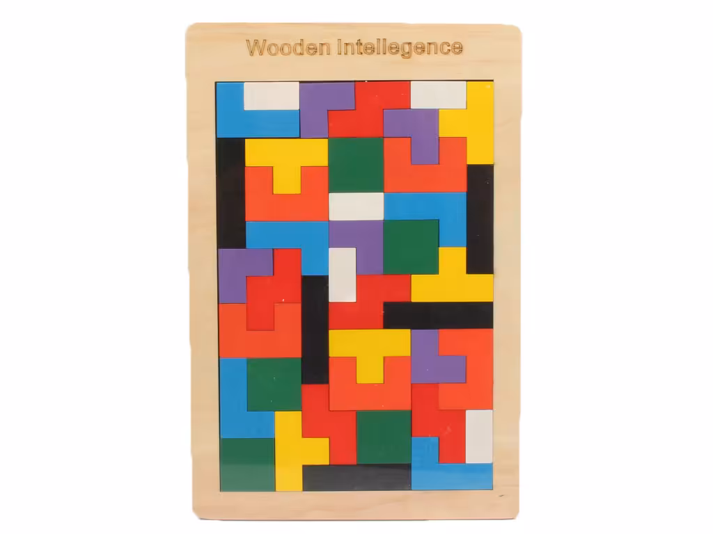 بازی فکری کاتامینو (تتریس) چوبی مدل  wooden intellegence