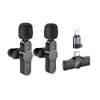 میکروفون بی سیم تایپ سی و لایتنینگ بروفون مدل BFK12