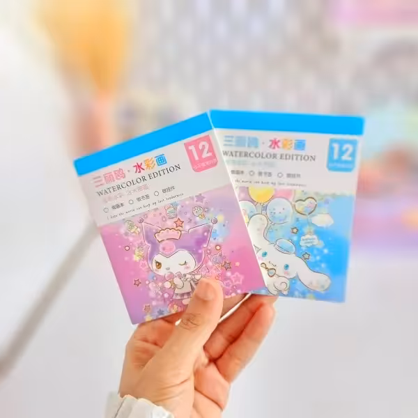 دفترچه کرومی آبرنگی