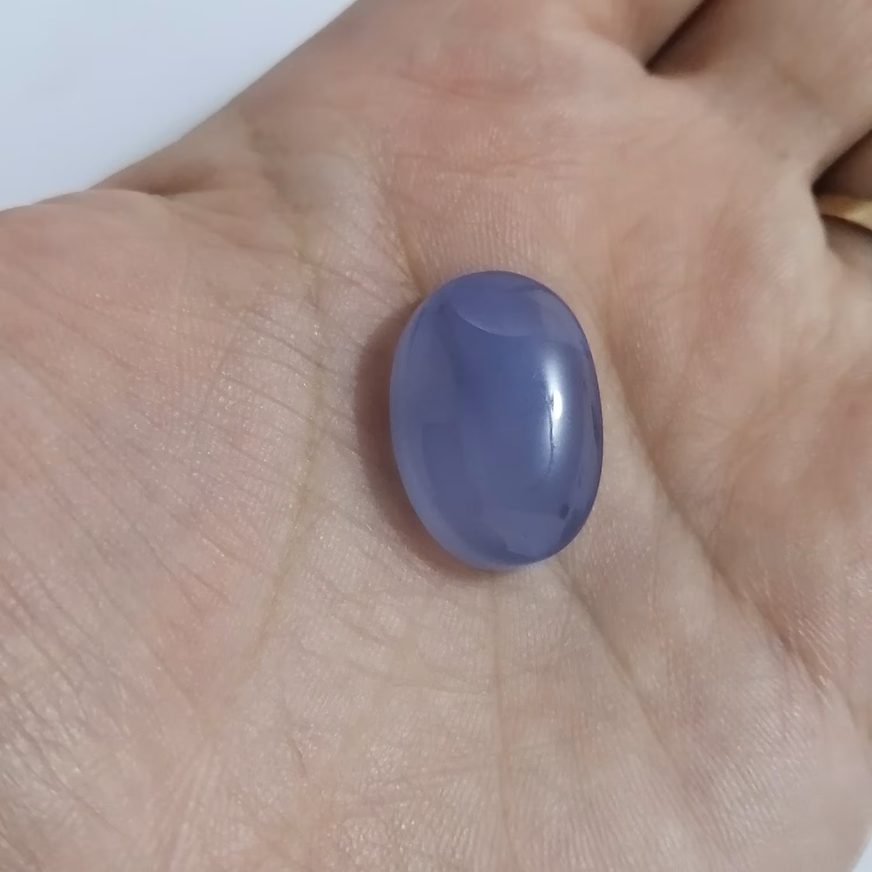 عقیق کبود اصل خراسان طرح بیضی