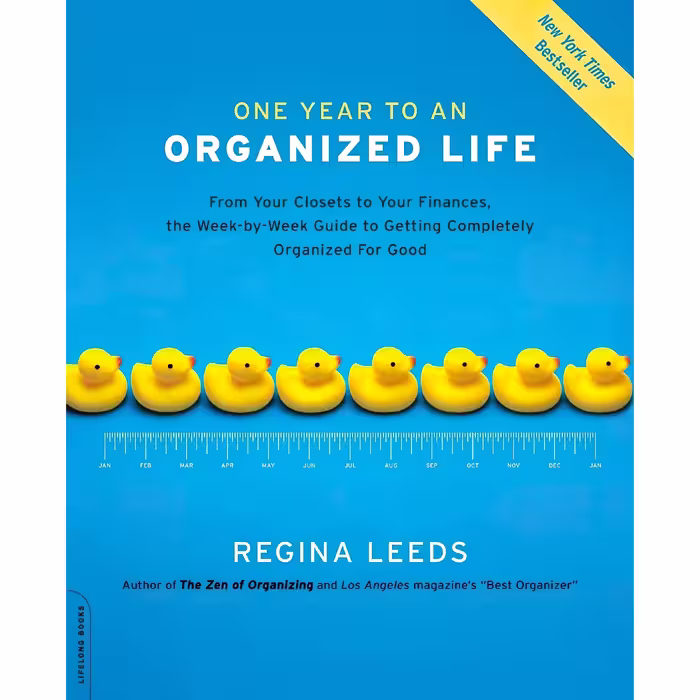 کتاب زبان اصلی One Year to an Organized Life اثر Regina Leeds