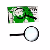 ذره بین دسته دار گلس سایز 40 بسته 10 عددی