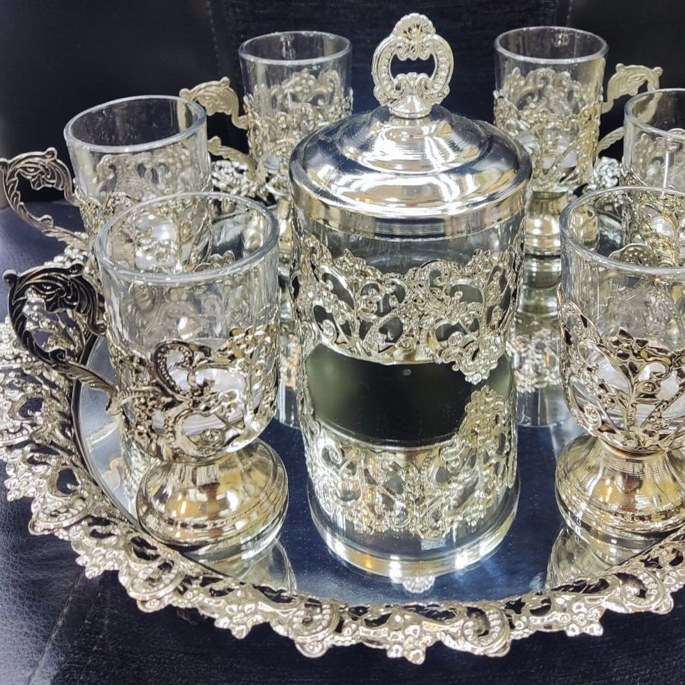 فنجان آبکاری رنگ ثابت کیفیت عالی هزینه ارسال به عهده مشتری و پس کرایه
