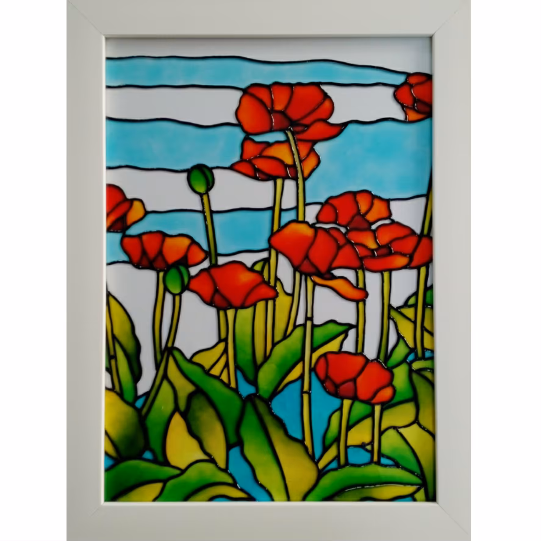 تابلو شقایق ویترای