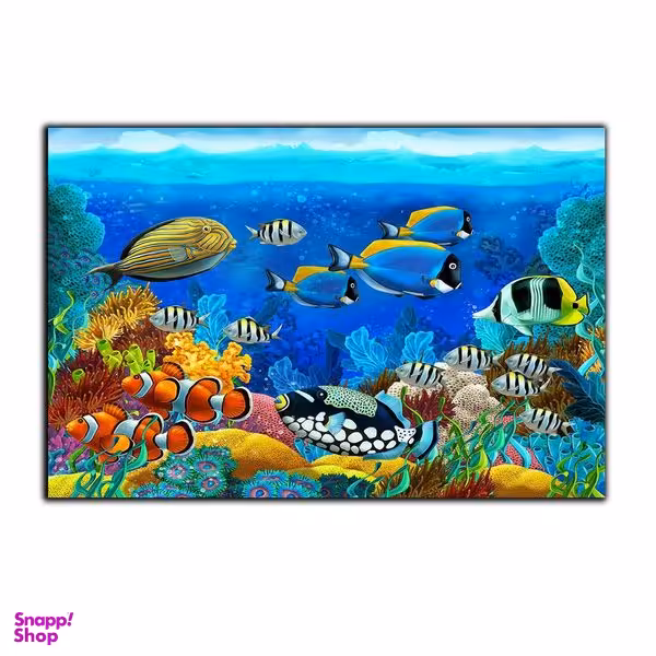 تابلو شاسی بکلیت طرح اقیانوس ماهی ماندارین مدل SH-7494