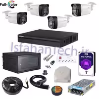 پکیج دوربین مداربسته  داهوا شماره 445- 4دوربین 2مگاپیکسل تمام رنگی 