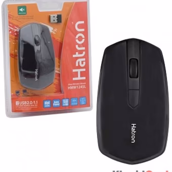 ماوس بی سیم هترون مدل HMW124-کلیک سایلنت