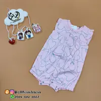 رامپر دخترانه طرح قلب 