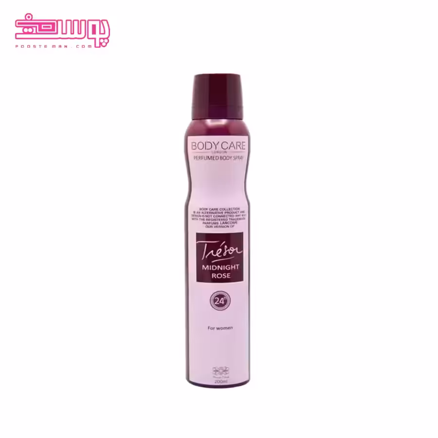 اسپری بدن میدنایت رز بادی کر حجم 200ml