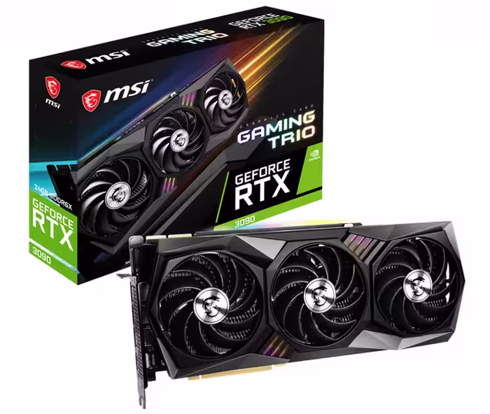 کارت گرافیک  ام اس آی مدل GeForce RTX 3090 GAMING TRIO 24G حافظه 24 گیگابایت