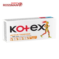 تامپون کوتکس Kotex مدل Normal بسته 16 عددی