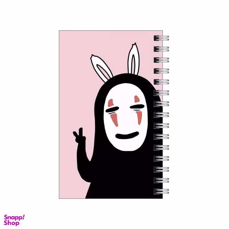 دفترچه یادداشت 60 برگ مدل To Do List طرح شخصیت بی چهره شهر اشباح کد 0716202