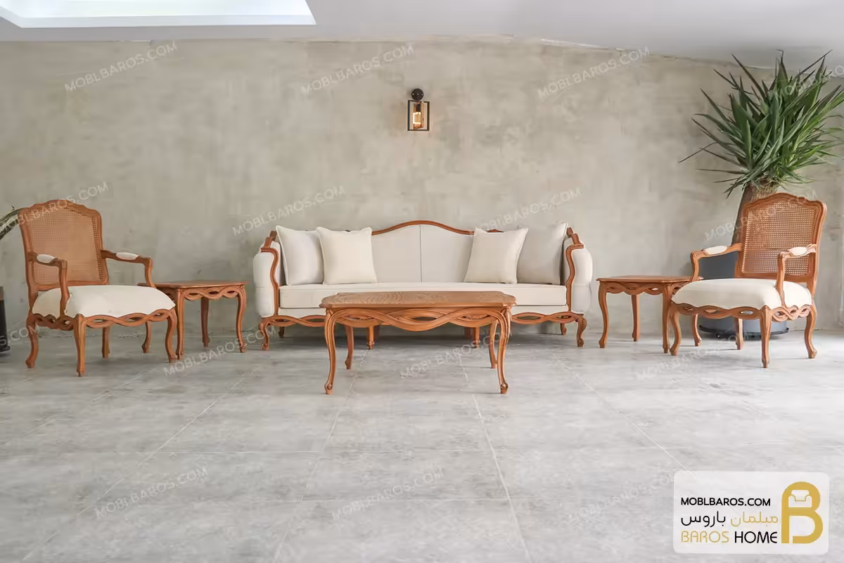 مبلمان کلاسیک ابزاری ایتالیایی پاسنگ جدید