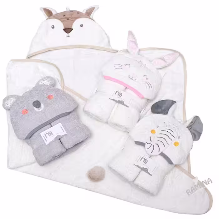 حوله عروسکی کلاهدار نوزاد مادرکر Mothercare