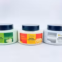 ماسک صورت گچی کاسه ای خاک رس هسپر 300 میل (درب مشکی )