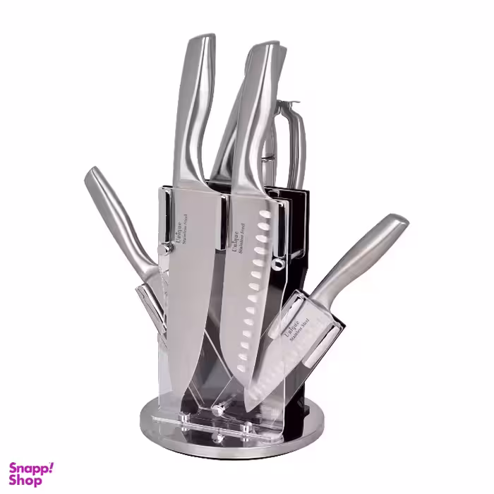 سرویس چاقو آشپزخانه 8 پارچه یونیک کد 5511