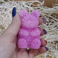 شمع تدی خرس گل رز مخصوص کادو ولنتاین در همه رنگ ساخته شده از پارافین یک درصد 