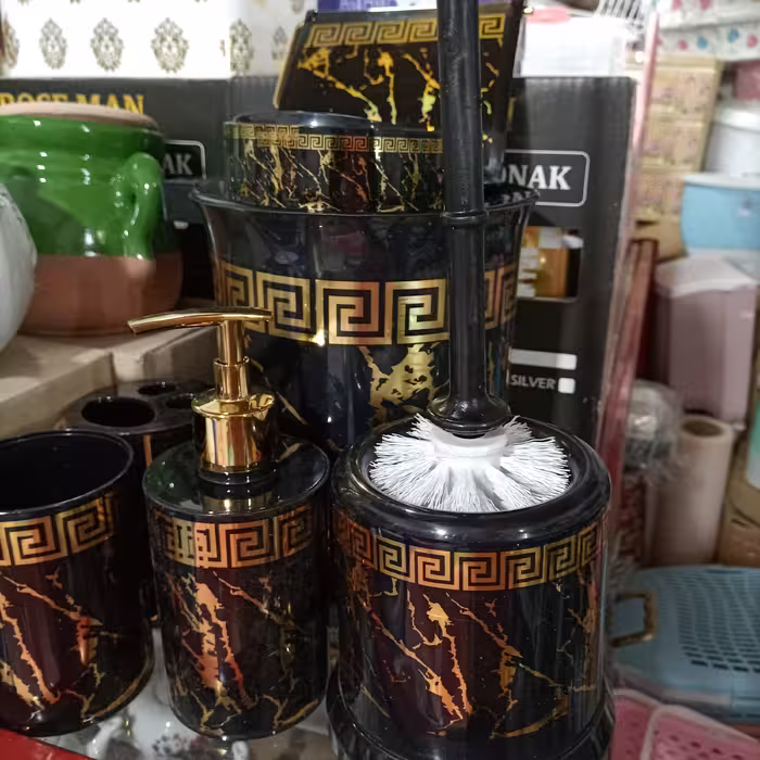 ست کامل طرویس بهداشتی طرح ماربل