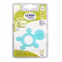 دندانگیر تمام سیلیکونی طرح لاکپشت مدل T402/1 وی کر_آبی