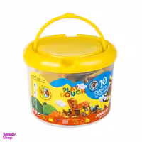 خمیر آریا (Aria) بسته 10 رنگ سطلی به همراه DVD