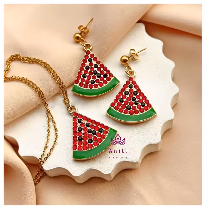 نیمست استیل طرح‌هندوانه برای یلدا