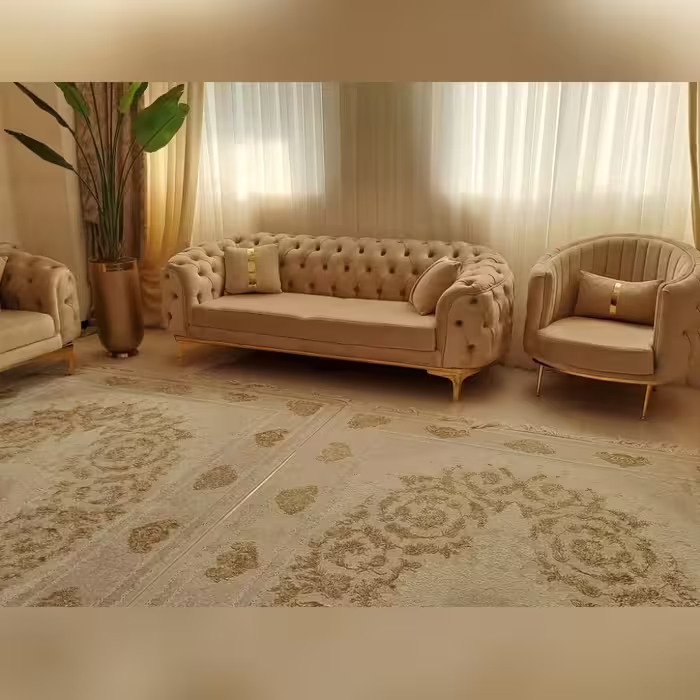 مبل راحتی 8 نفره ترکیبی چستر وشیاری با رنگبندی دلخواه(ارسال پس کرایه) 