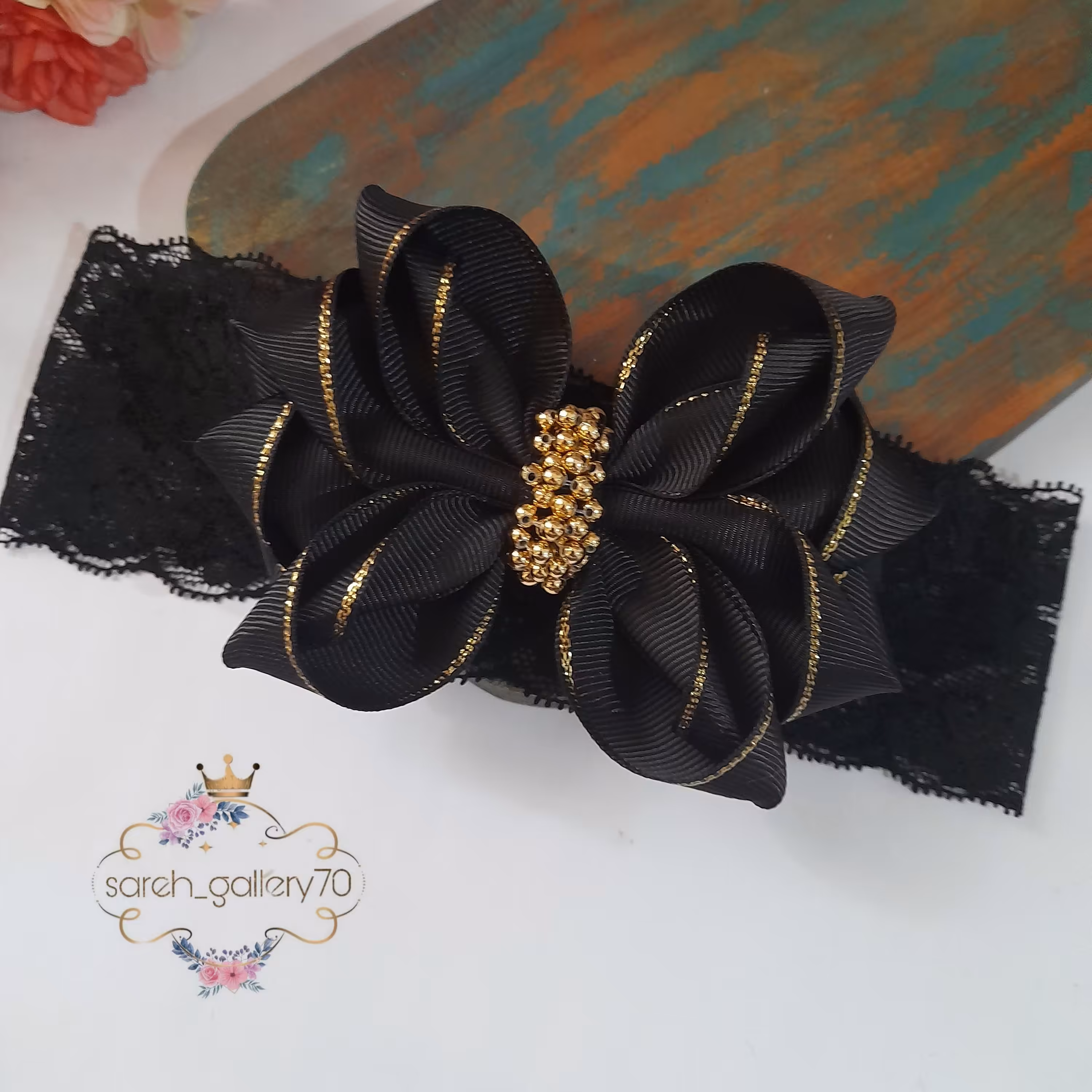 هدبند دخترانه و نوازدی مشکی