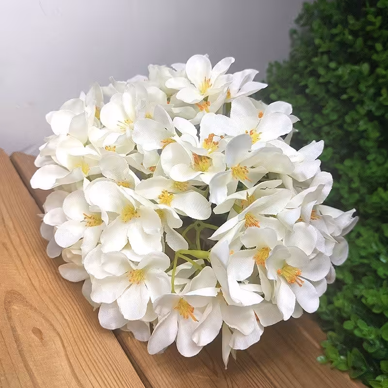 دسته یاسمین 7 بازو سفید شیری