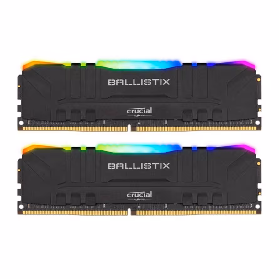 رم گیمینگ کروشیال Ballistix RGB Black 32GB 16GB×2 3200 MHz CL16