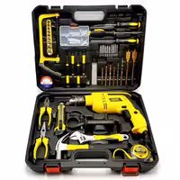 دریل برقی 13میلیمتری آپ اسپریت بهمراه پک کامل ابزارها وجعبه حمل 