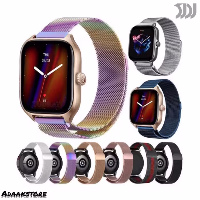 بند ساعت هوشمند آمازفیت  -Amazfit GTS 4 Mini مدل حصیری میلانس
