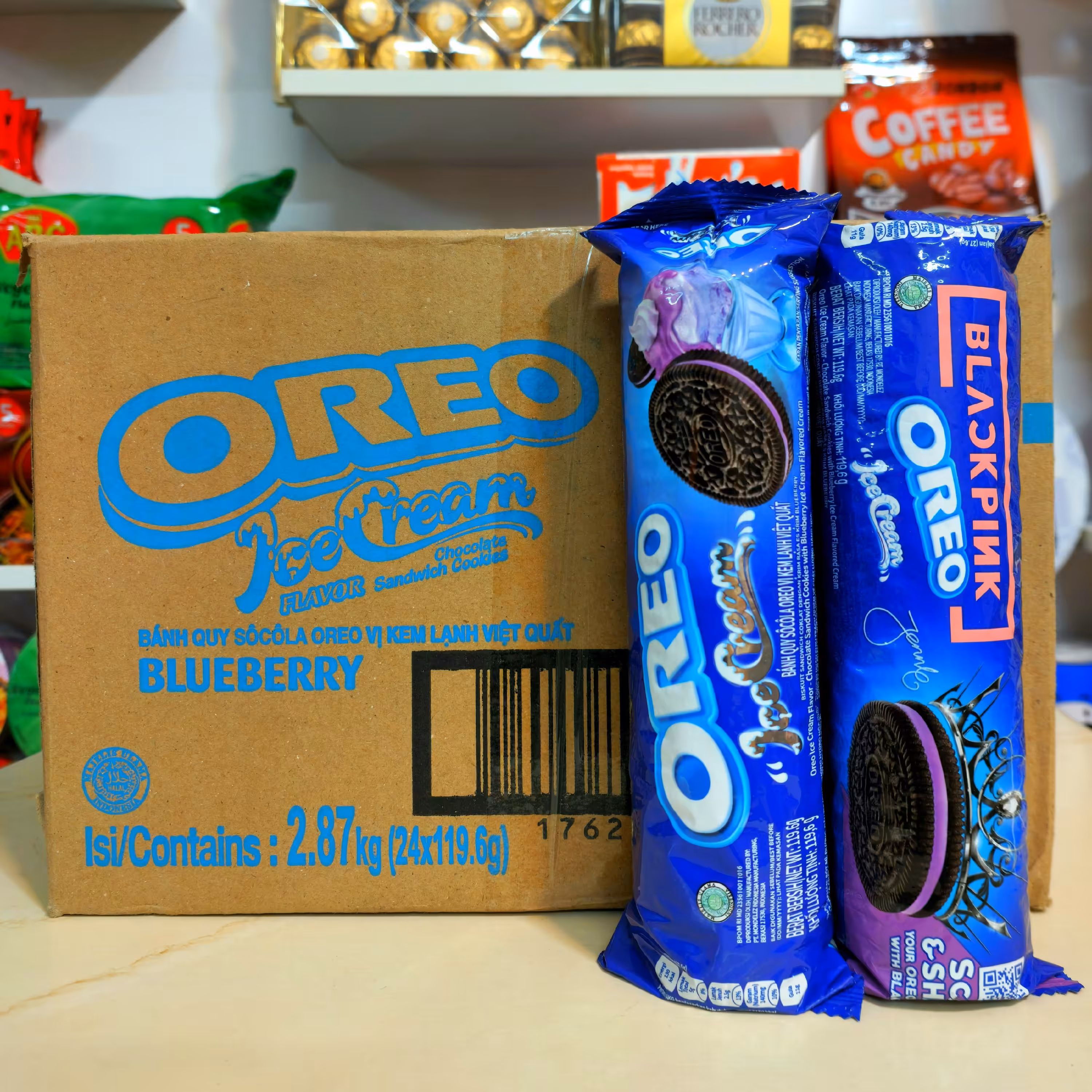 بیسکویت اورئو ایس کریم ارسال سراسر کشور 133 گرمی پک 1 عددی