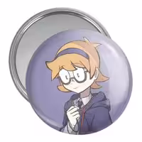 آینه جیبی خندالو مدل جانسون انیمه جادوگران کوچک کد 22858