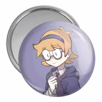 آینه جیبی خندالو مدل جانسون انیمه جادوگران کوچک کد 22858