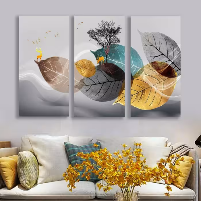 تابلو دکوراتیو 3تیکه کد 694