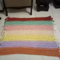 فرشینه قلاب بافی  تریکو