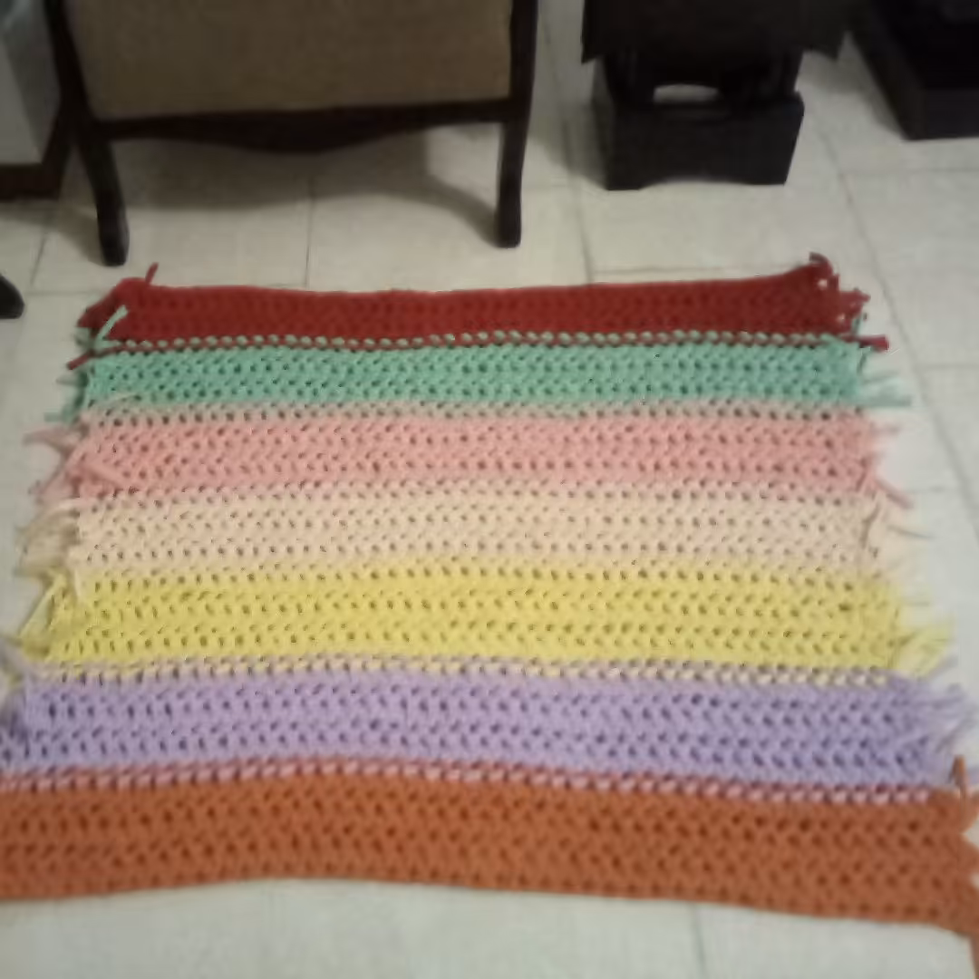 فرشینه قلاب بافی  تریکو